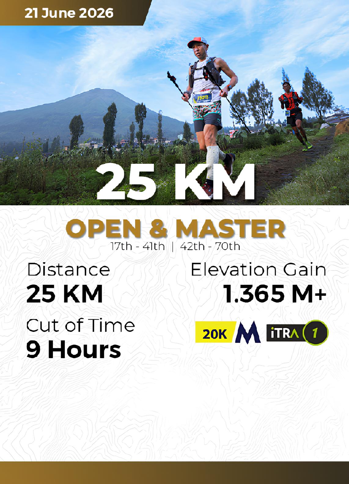 21 KM Open & Master